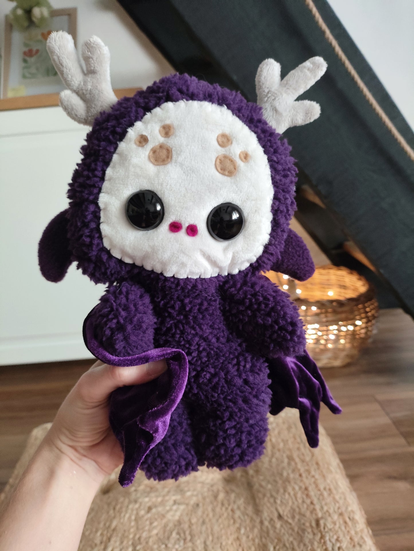 WUGGUR - Original Unique Art piece - Handmade textile deer sculpture