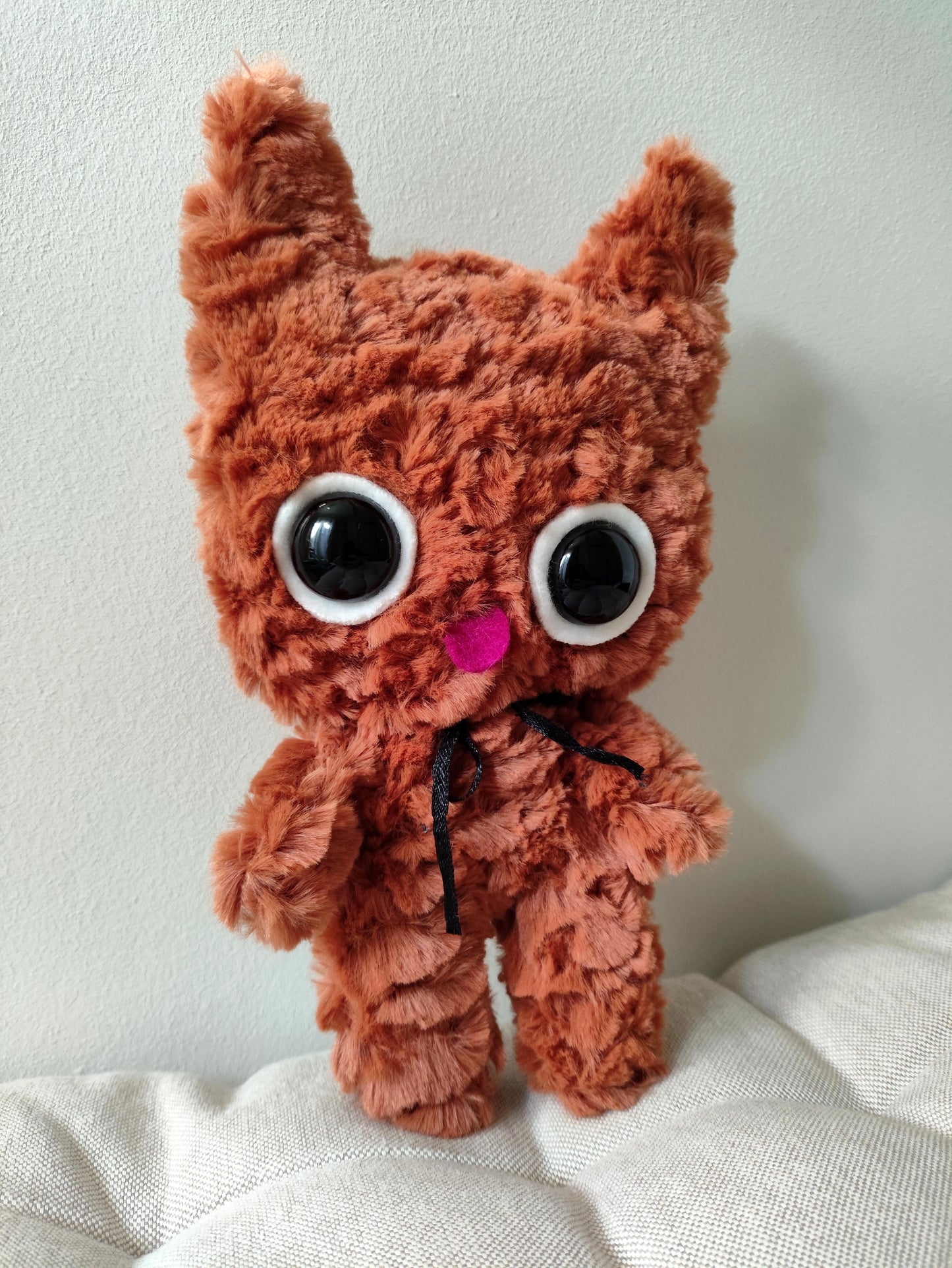 CHEETO - Original Unique piece - Handmade textile sculpture