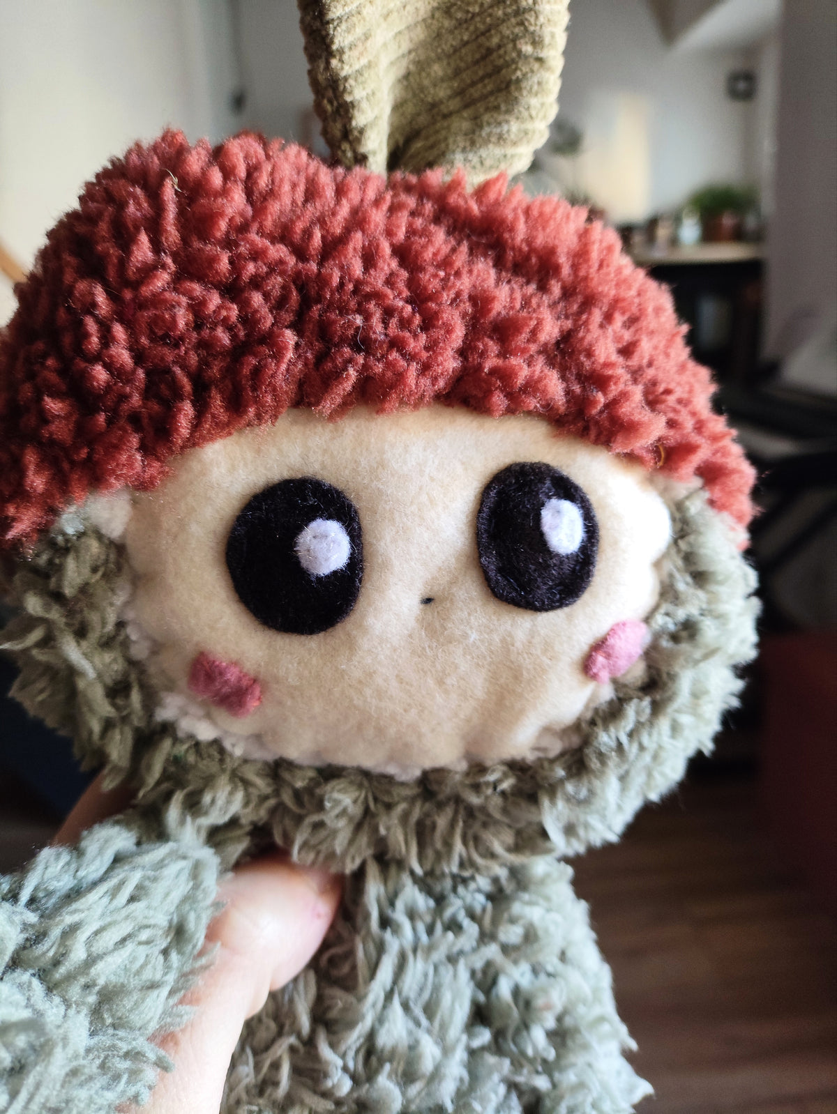 🍁 🌱 🌰 𝕸𝖔𝖘𝖘  - (Original handmade art textile sculpture)