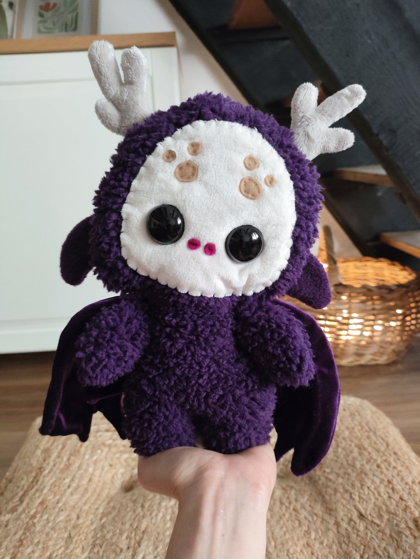 WUGGUR  - Original Unique Art piece - Handmade textile deer sculpture