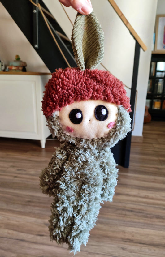 🍁 🌱 🌰 𝕸𝖔𝖘𝖘  - (Original handmade art textile sculpture)