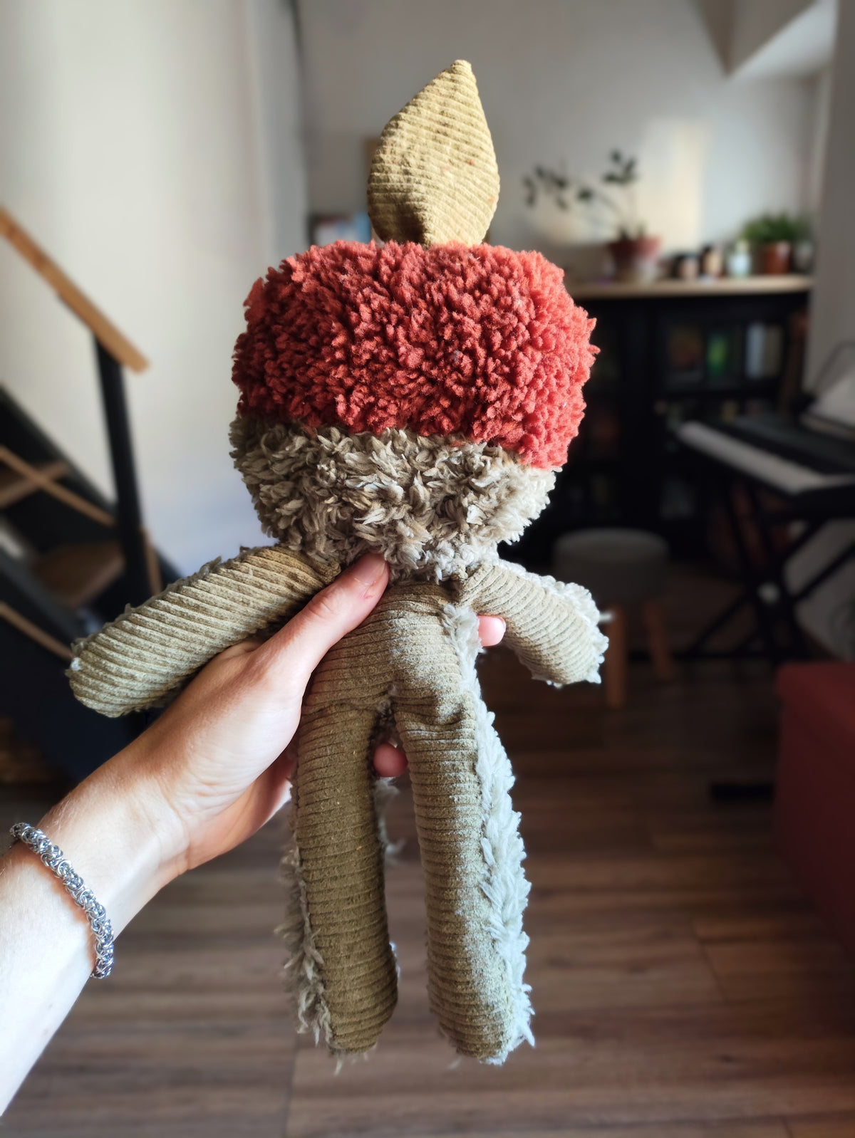 🍁 🌱 🌰 𝕸𝖔𝖘𝖘  - (Original handmade art textile sculpture)