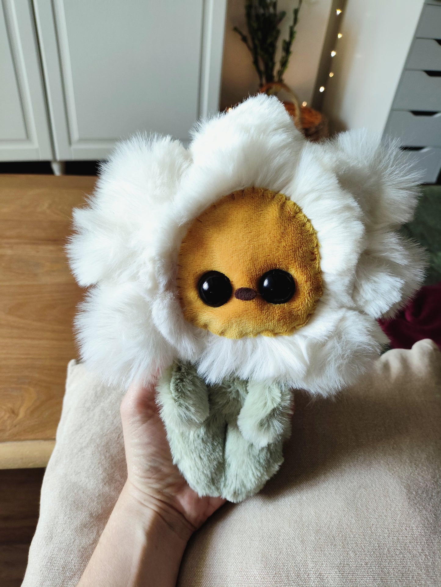 ✨🌱🌻 É𝕘𝕝𝕒𝕟𝕥𝕚𝕟𝕖 -

 Original Unique Flower Art piece - Handmade textile sculpture